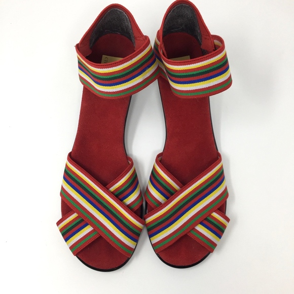 Charleston Shoe Company Shoes - Charleston Shoe Co Comfy Lafayette Rainbow Sandals